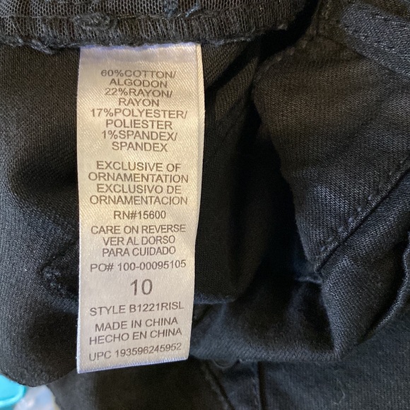 Democracy Absolution Itty Bitty Boot Black Jeans  SZ 4 TALL NEW - Picture 9 of 11